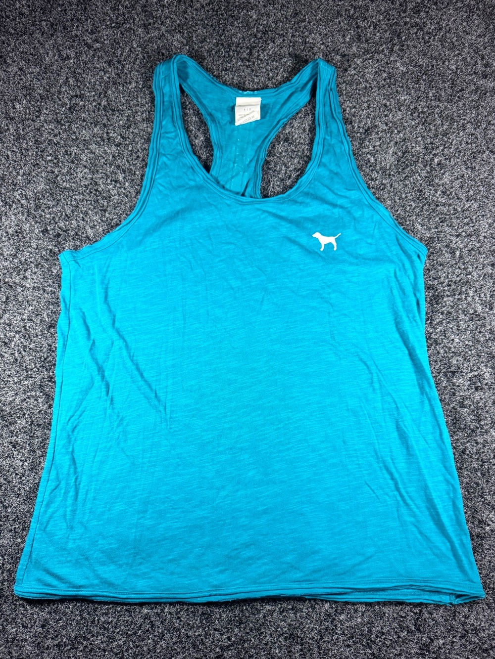 PINK Victoria's Secret Teal Racerback Swim Coverup Tank